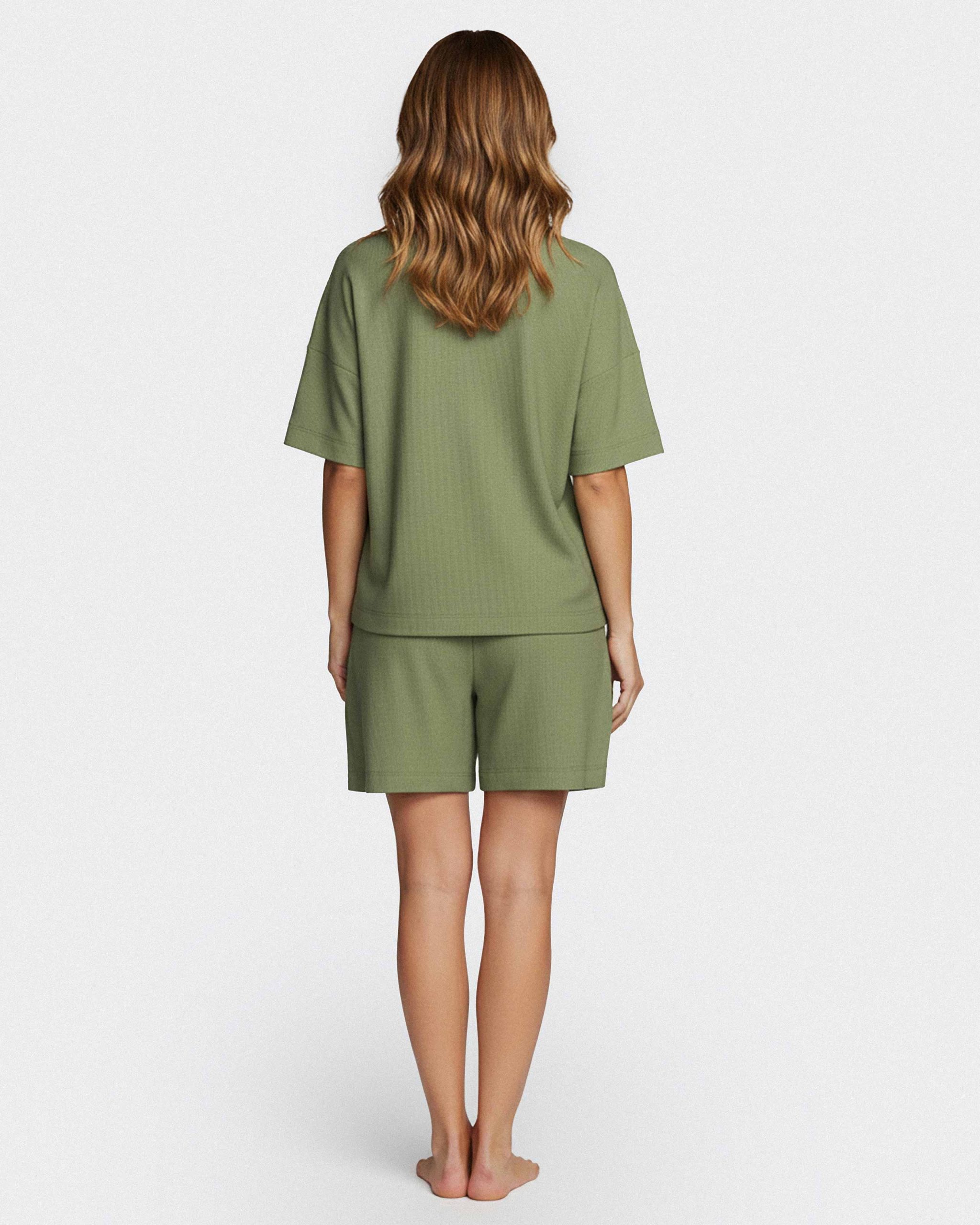 Nuit & Homewear Ensemble détente vert im8511p60 – Image 2