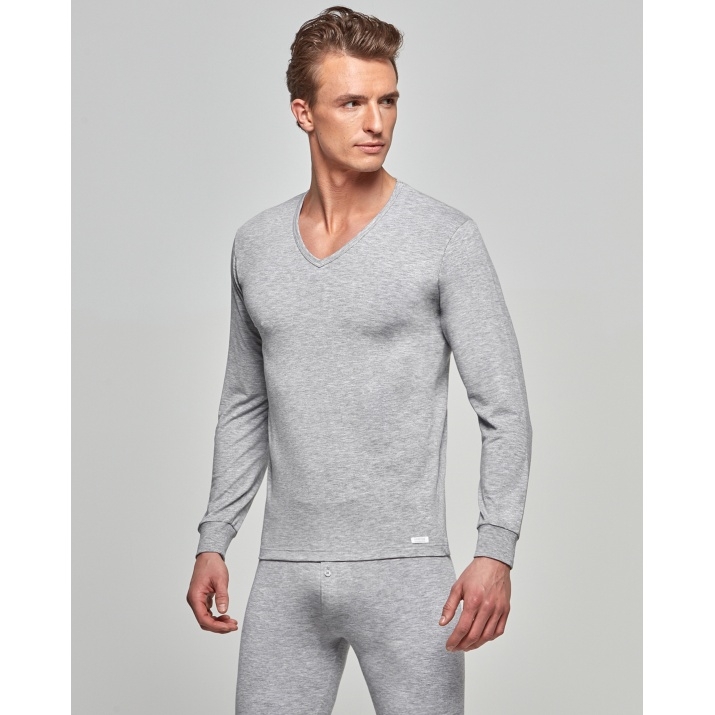Nuit & Homewear Tee shirt gris 1367606