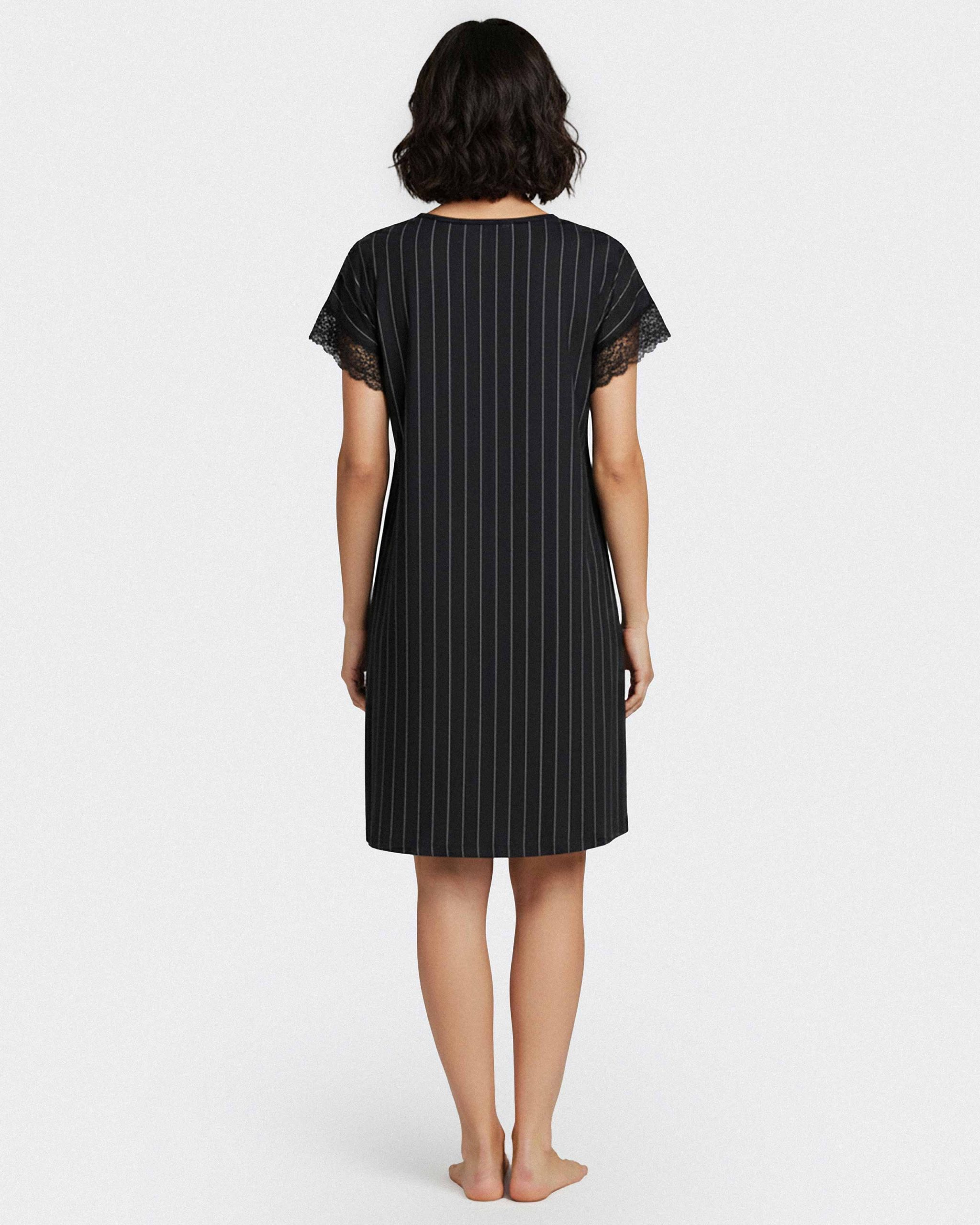 Nuit & Homewear Chemise de nuit marine im8661m89 – Image 2
