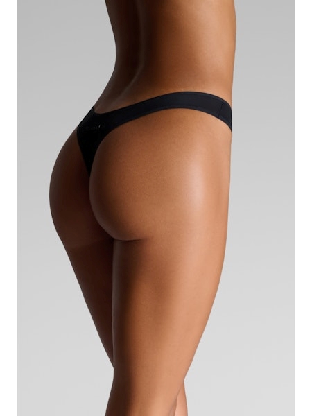 Culottes String / Tanga noir 564440 – Image 3