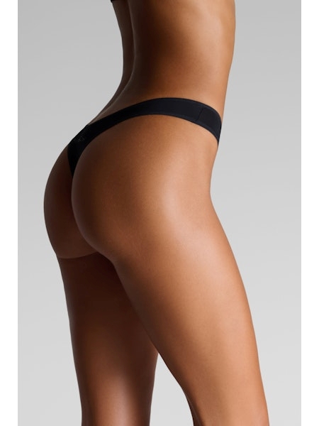 Culottes String / Tanga noir 564440 – Image 4