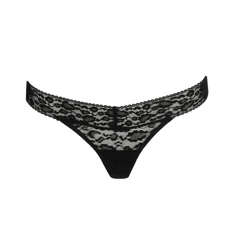 Culottes String / Tanga noir 3502760 – Image 3