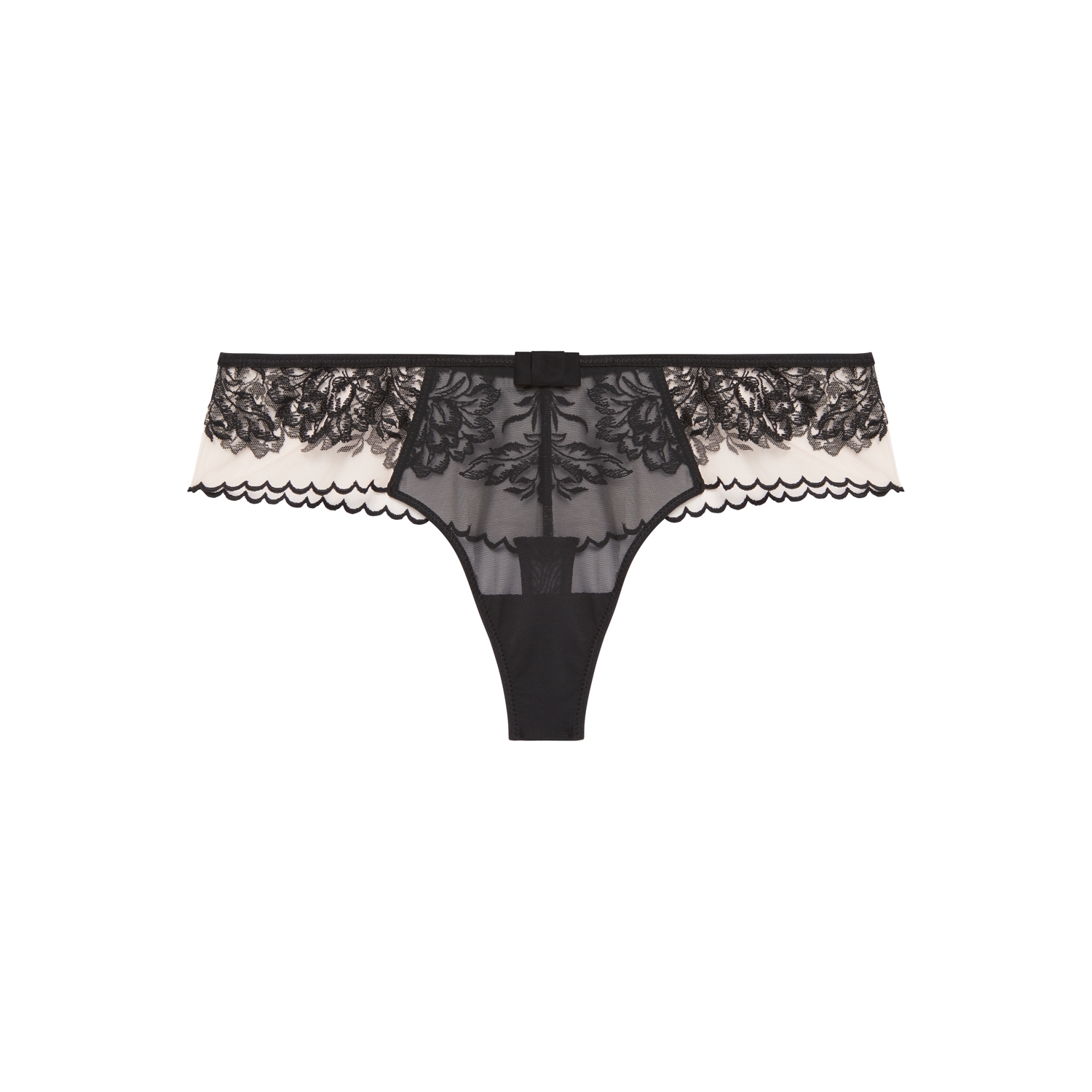 Culottes String / Tanga noir 1g2710 – Image 6