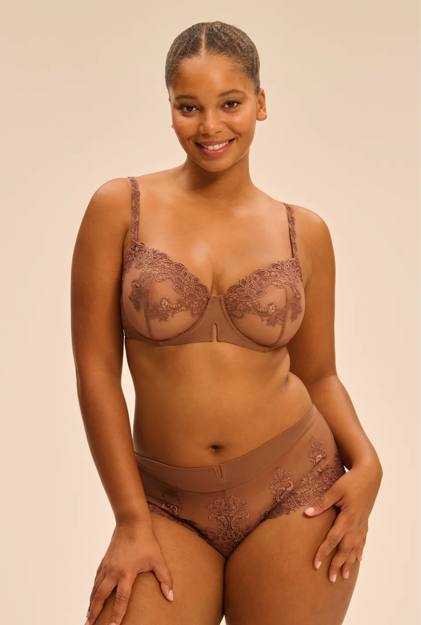 Soutiens-Gorge Corbeilles brun tender 15c330 – Image 4