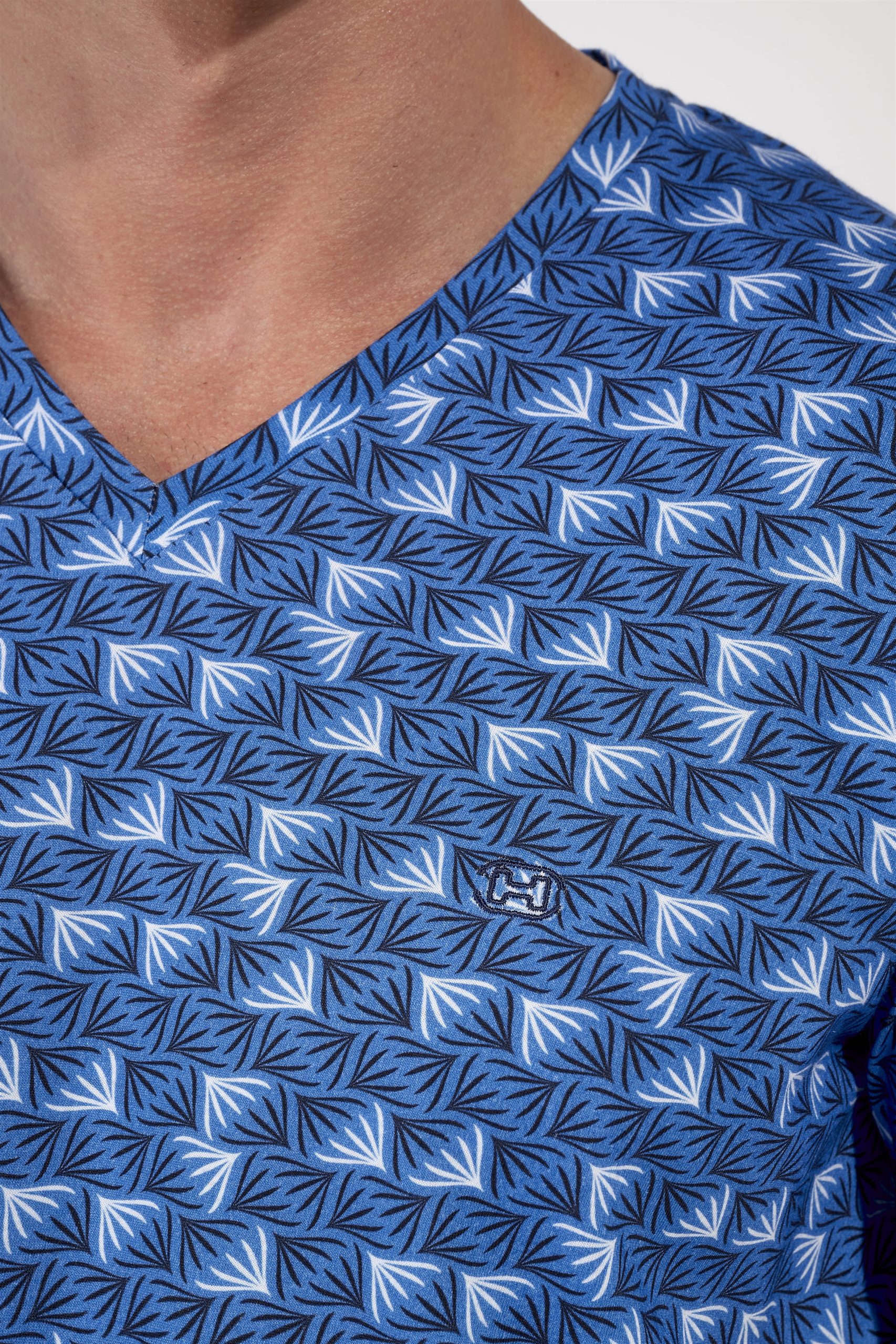 Nuit & Homewear Pyjama et Pyjacourt bleu 403116 – Image 5