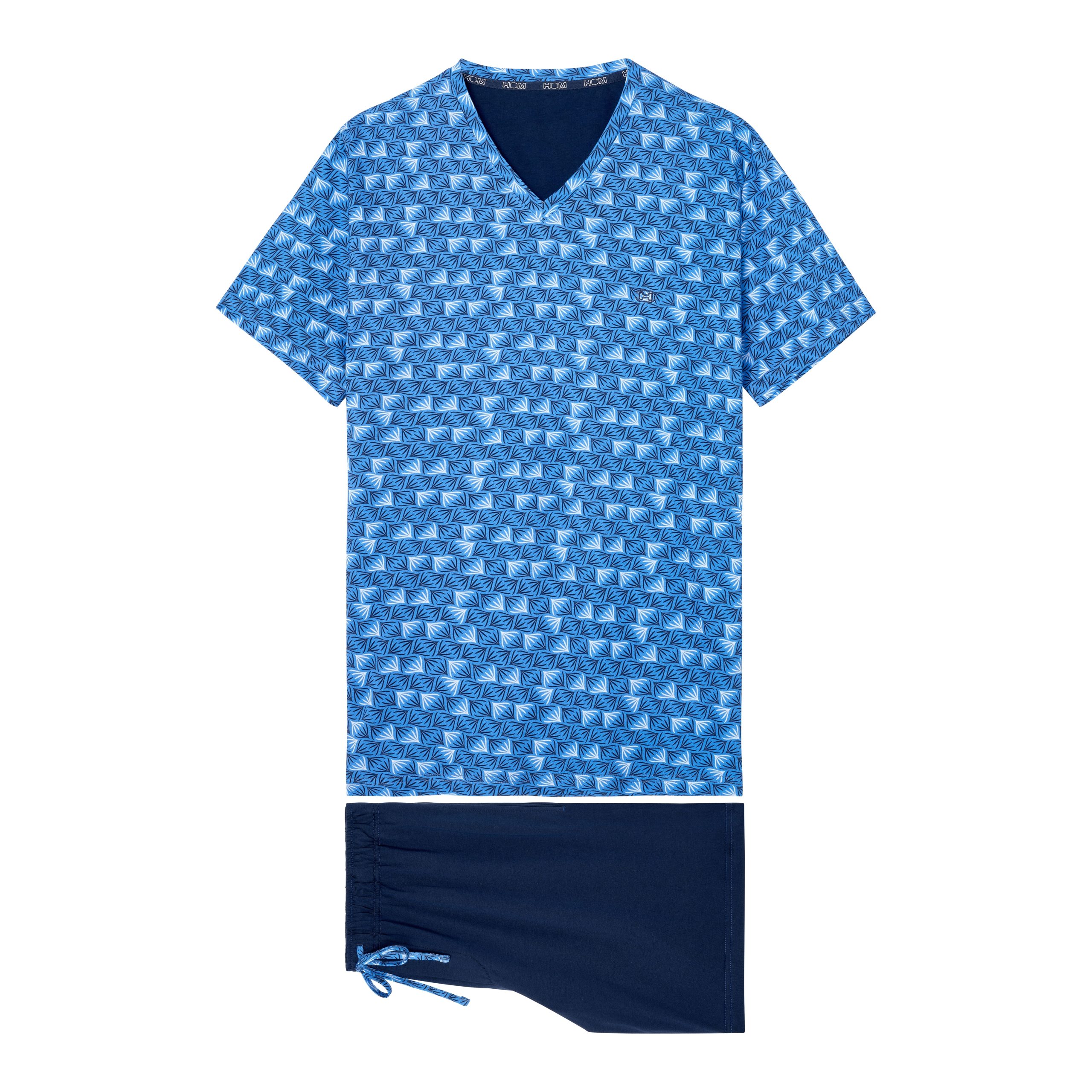 Nuit & Homewear Pyjama et Pyjacourt bleu 403116 – Image 6