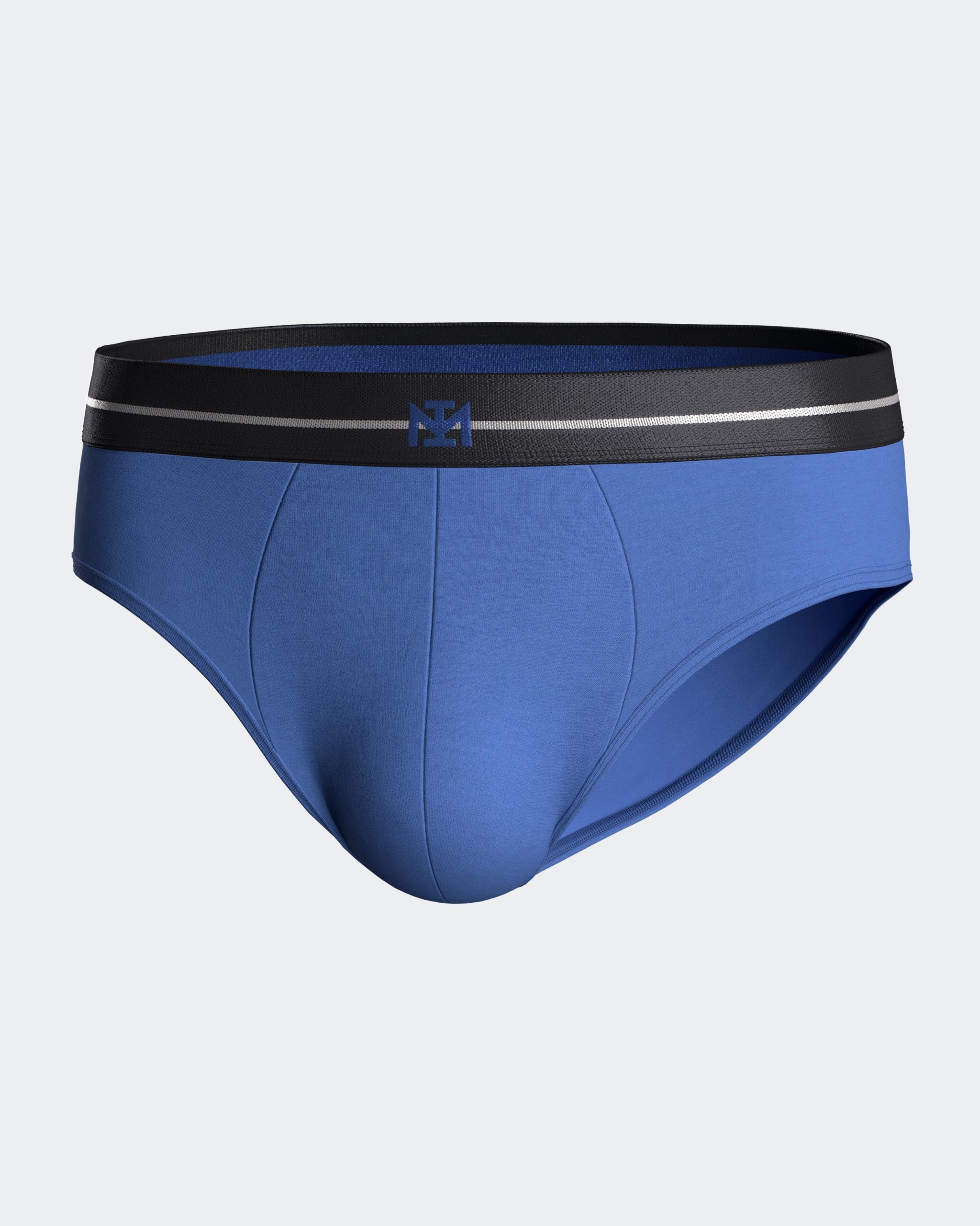 Les dessous Slip bleu imprimé + bleu im1121n64p2 – Image 7