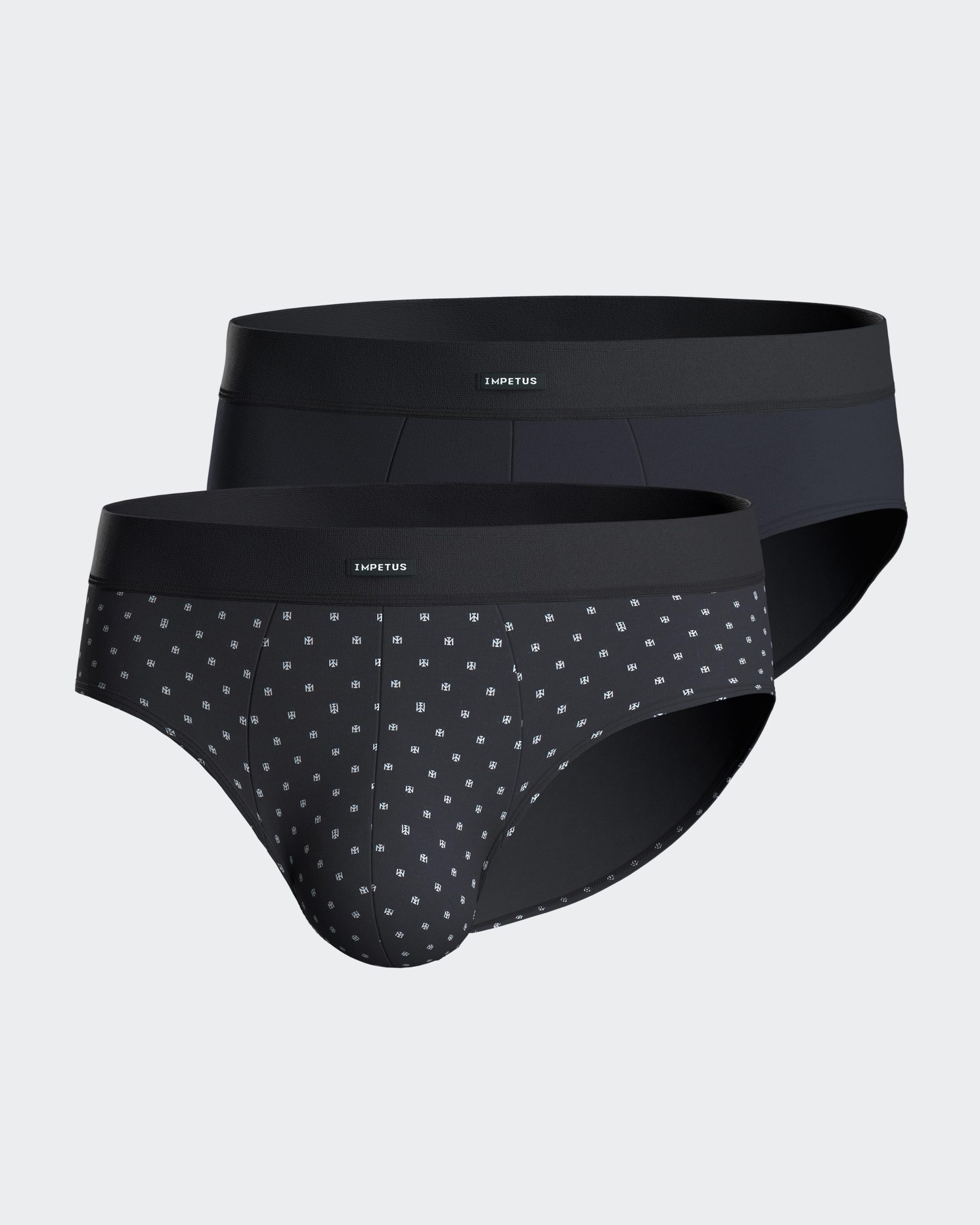 Les dessous Slip marine imprimé + marine im1123n73p2 – Image 2
