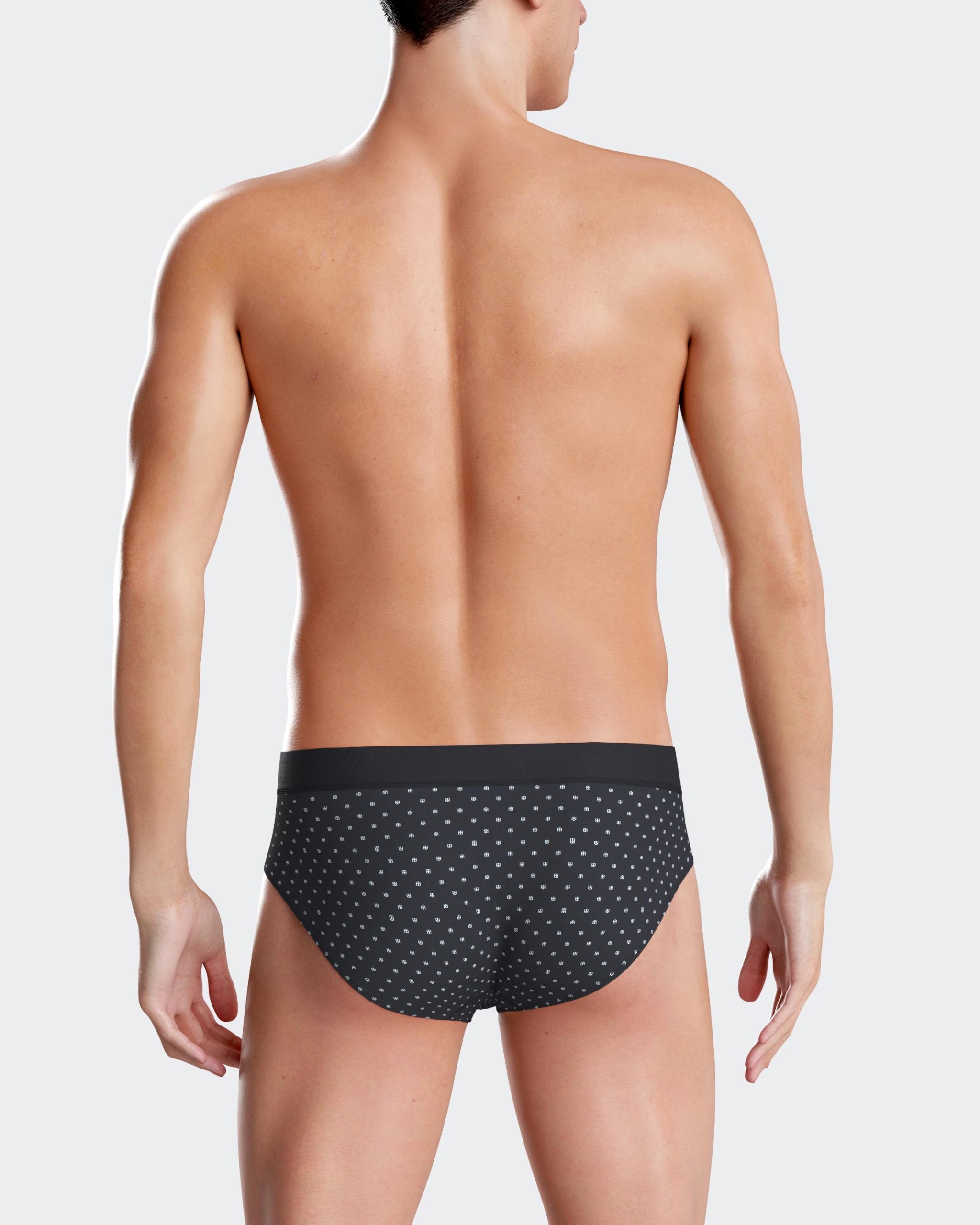 Les dessous Slip marine imprimé + marine im1123n73p2 – Image 3