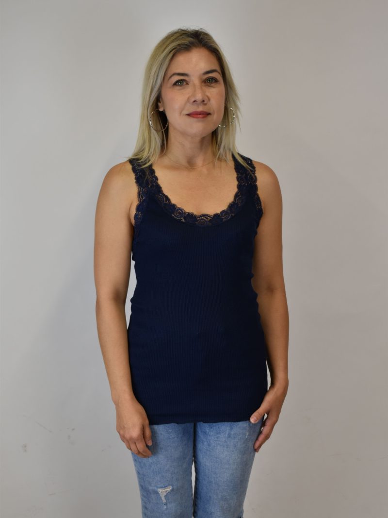 Lingerie Fine Top / Pull marine 3410