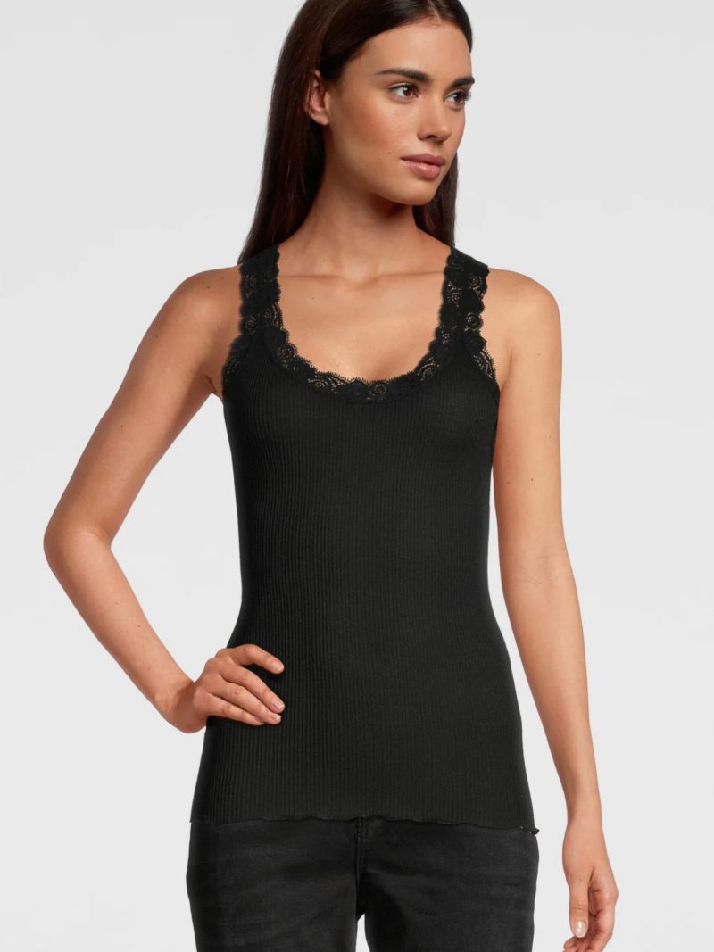 Lingerie Fine Top / Pull noir 3410