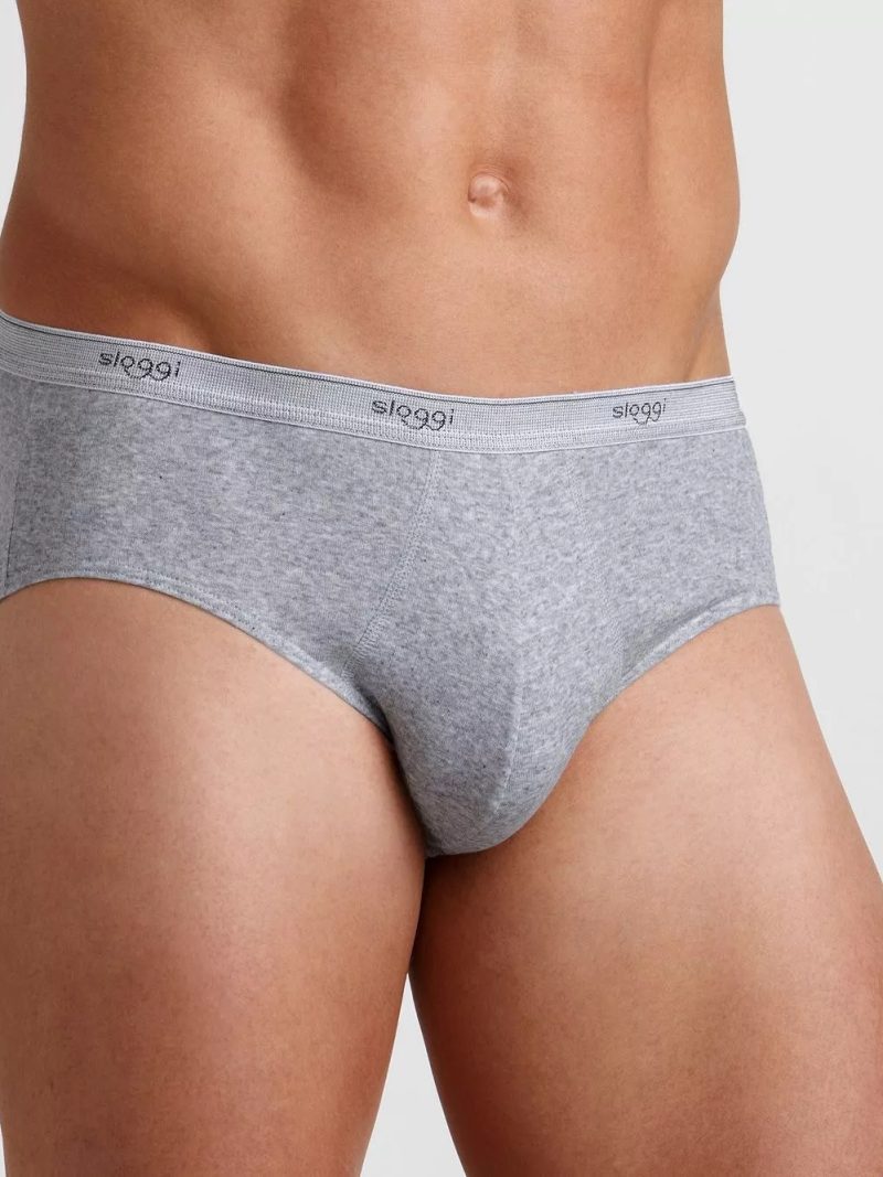 Les dessous Slip gris 10004712