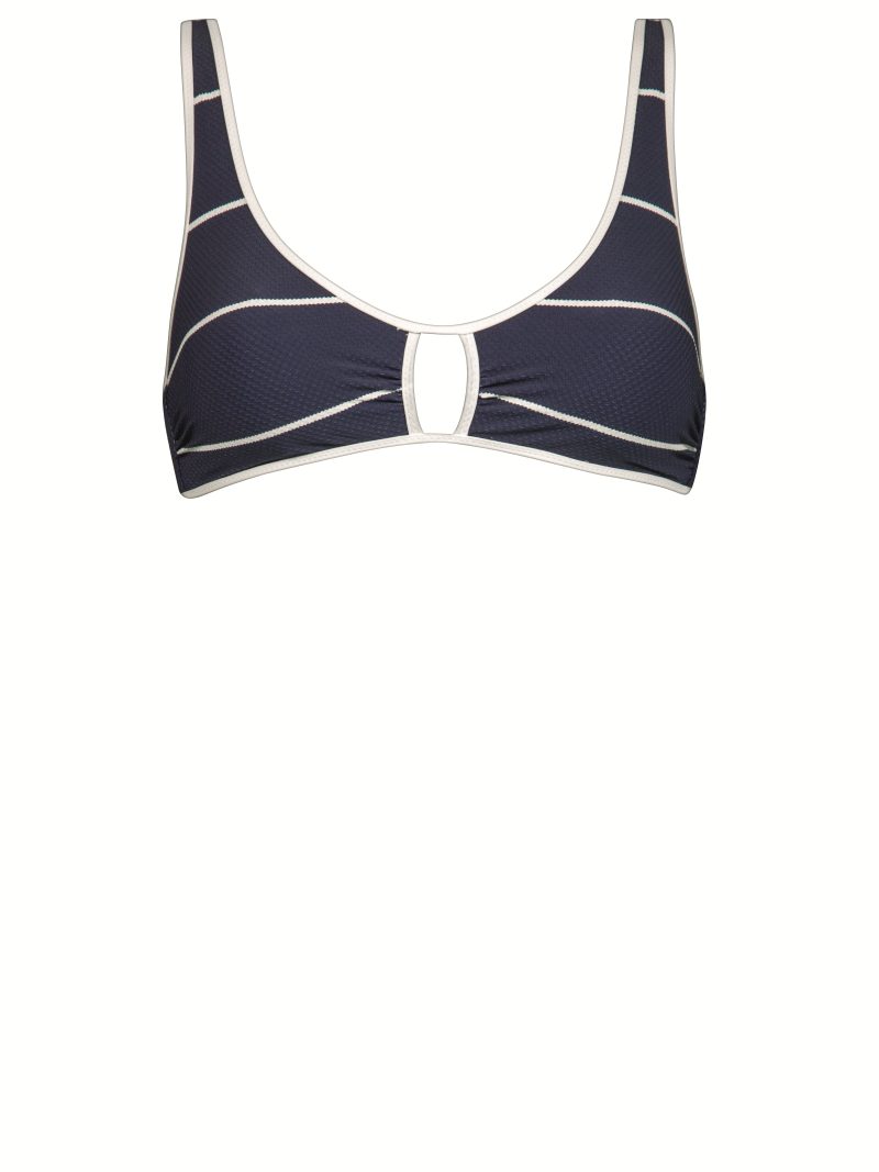 Bain Maillot Bandeau / Brassière 116 navy white 7531
