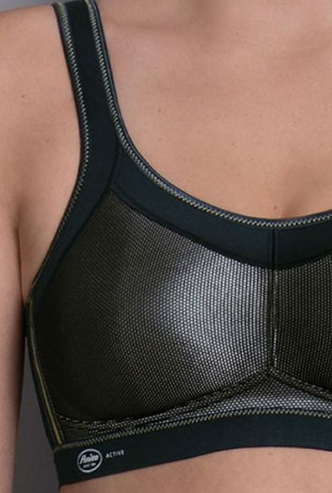 Sport Soutiens-gorge de sport noir 5529 – Image 2