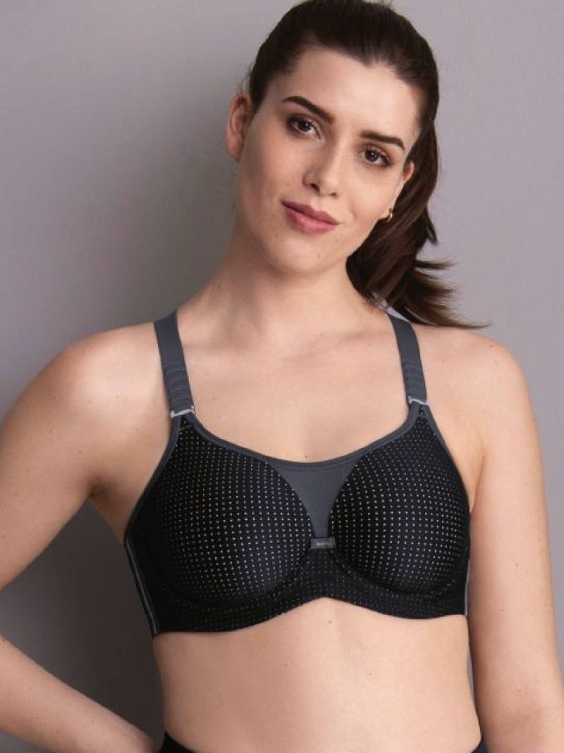Sport Soutiens-gorge de sport noir 5599