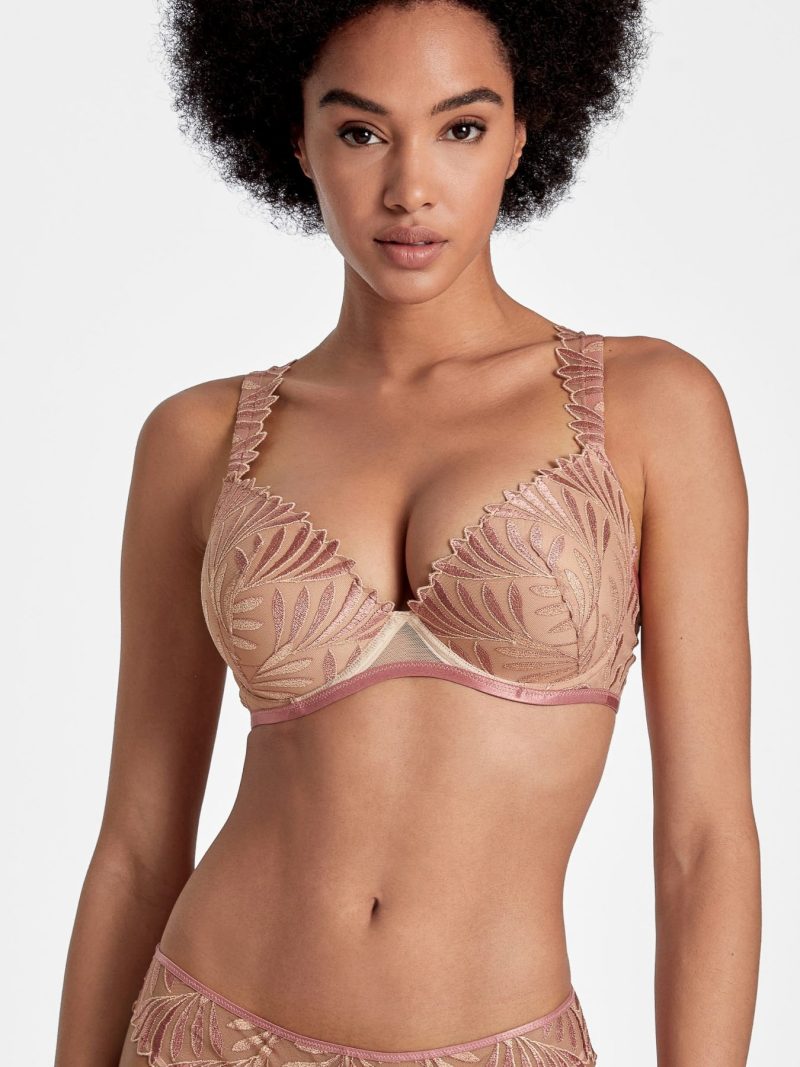 Soutiens-Gorge Coques silk rose rcn08