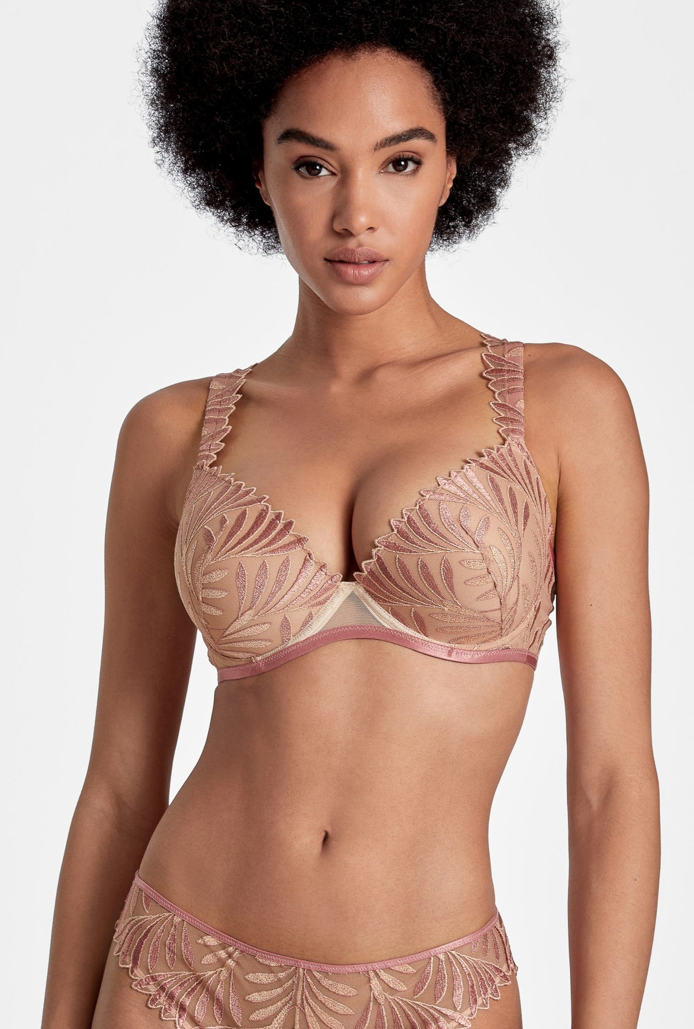 Soutiens-Gorge Coques silk rose rcn08