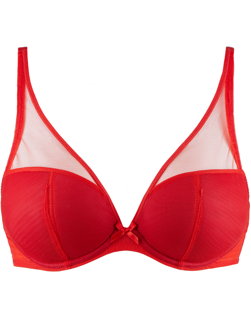 Soutiens-Gorge Triangle rouge baiser fm12