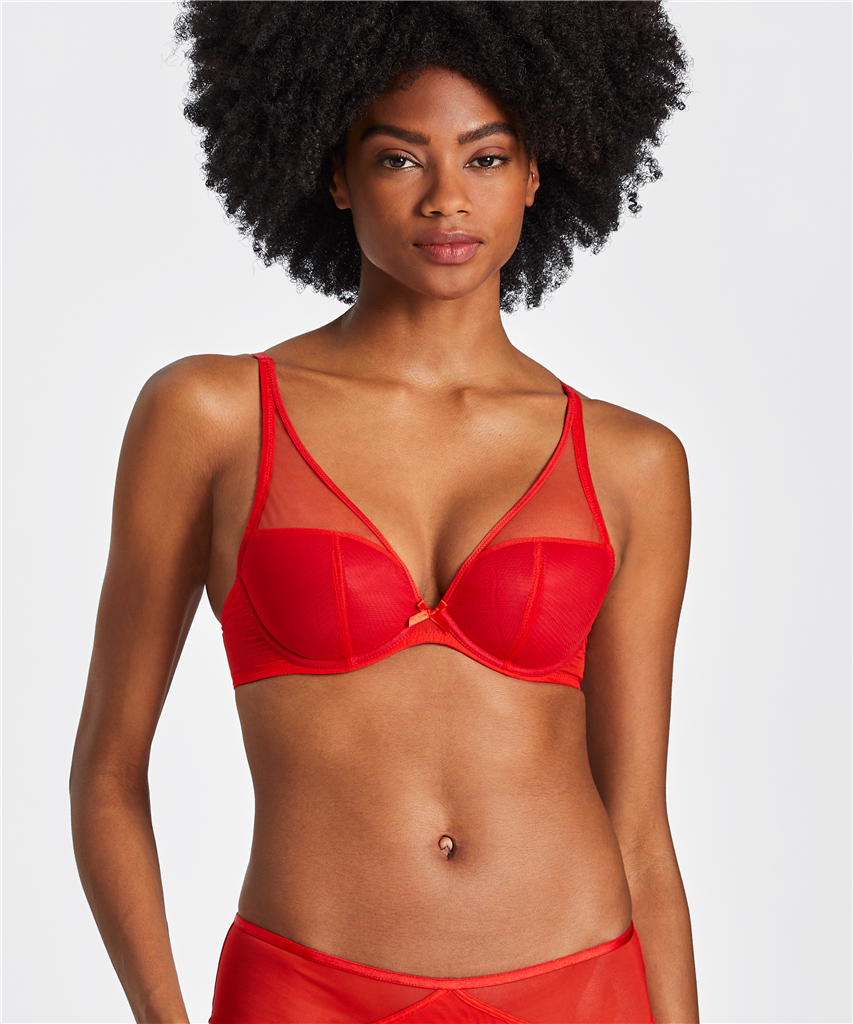 Soutiens-Gorge Triangle rouge baiser fm12 – Image 3