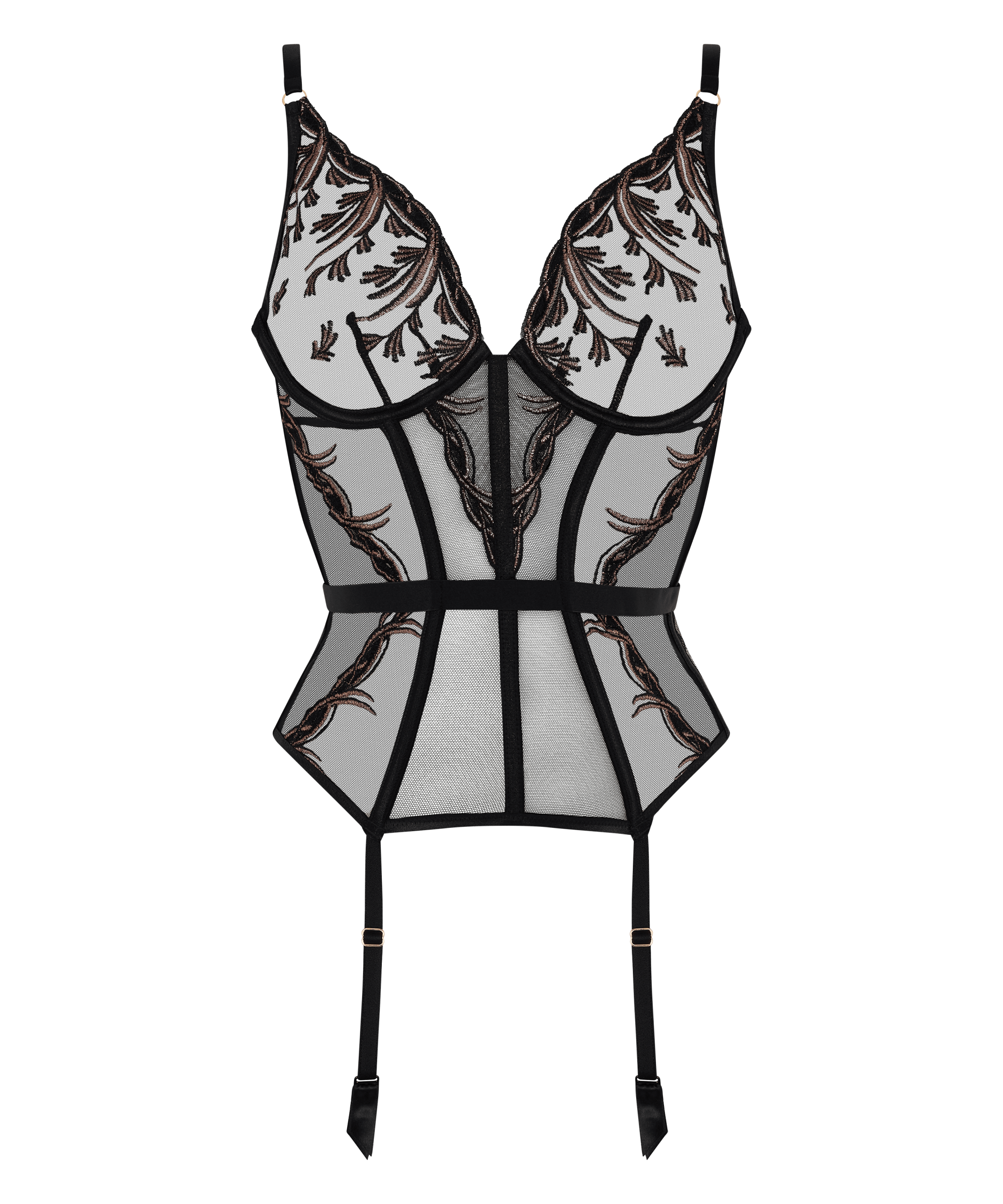 Lingerie Fine Guepiere black star 6d92 – Image 6