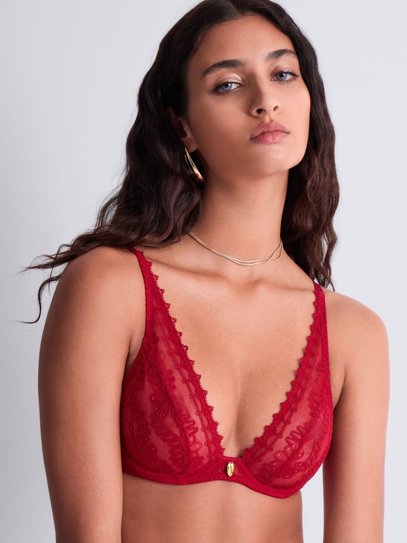 Soutiens-Gorge Triangle cherry 6an12
