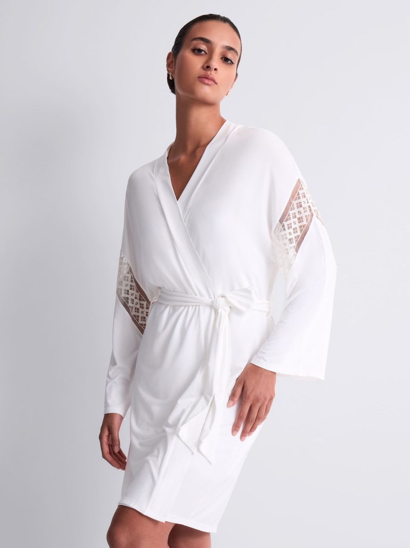 Nuit & Homewear Kimono / Deshabillé opale 5l65