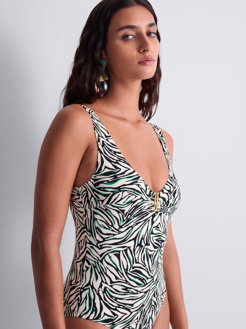 Bain Maillot de bain 1 Pièce wild stripes 6v55