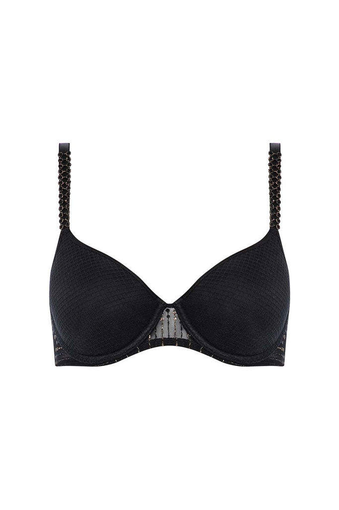 Soutiens-Gorge Coques noir / or c19k60