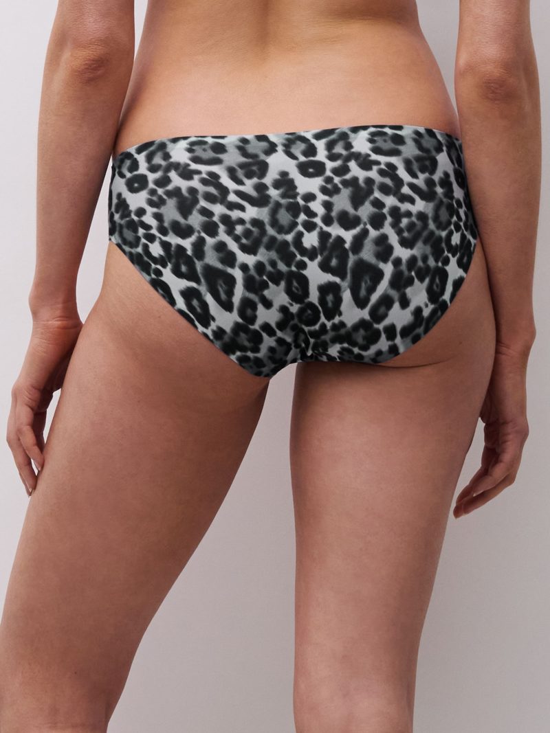 Culottes Slip léopard gris c11d30