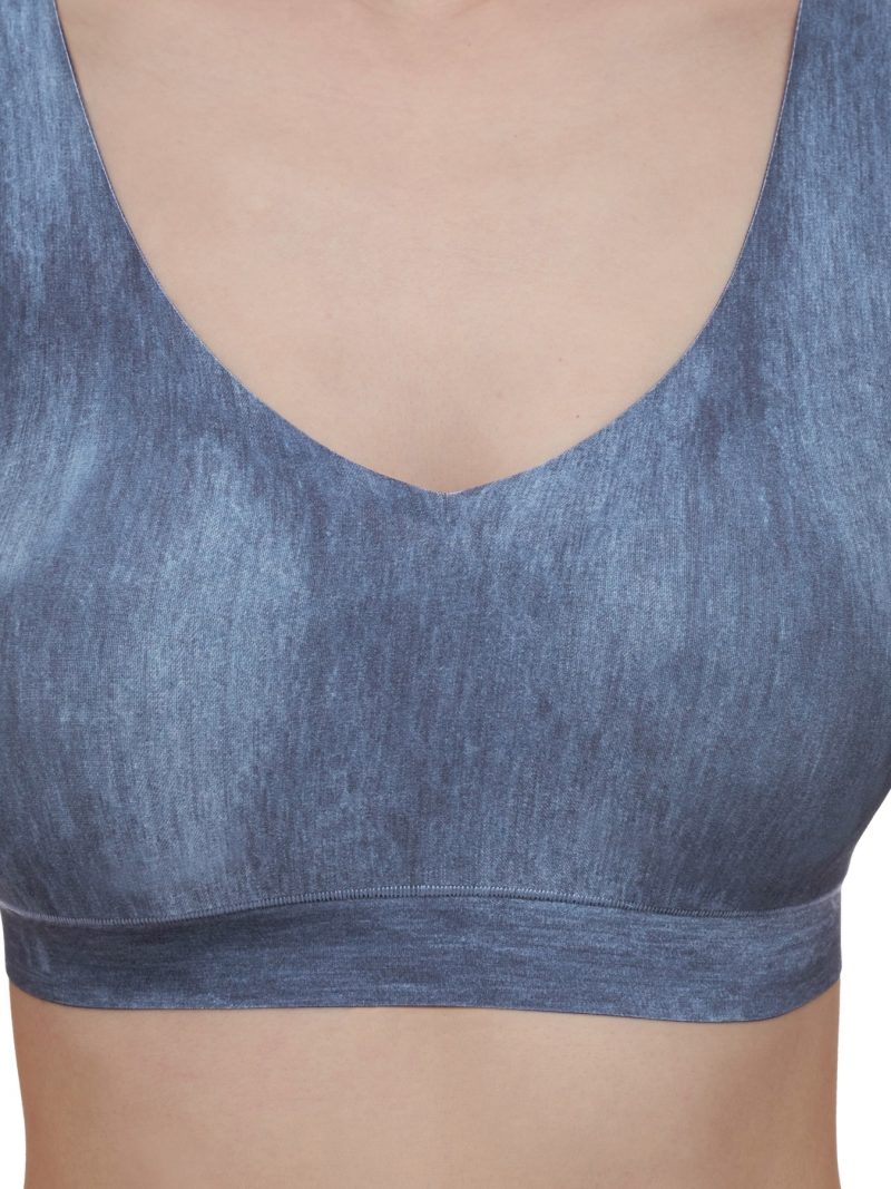 Soutiens-Gorge Sans armatures bleu jeans print c11d10