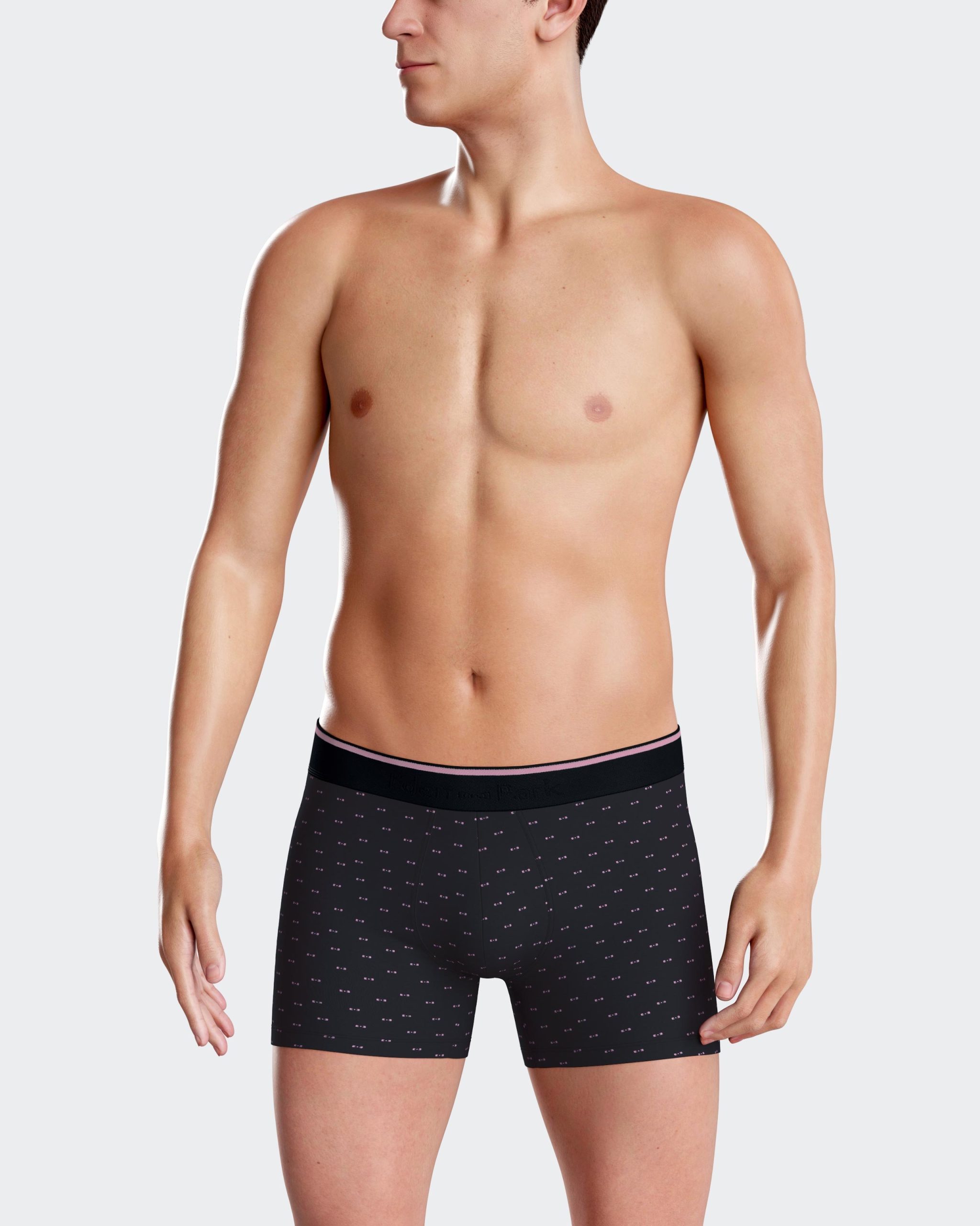 Les dessous Boxer marine imprimé ep1221h81