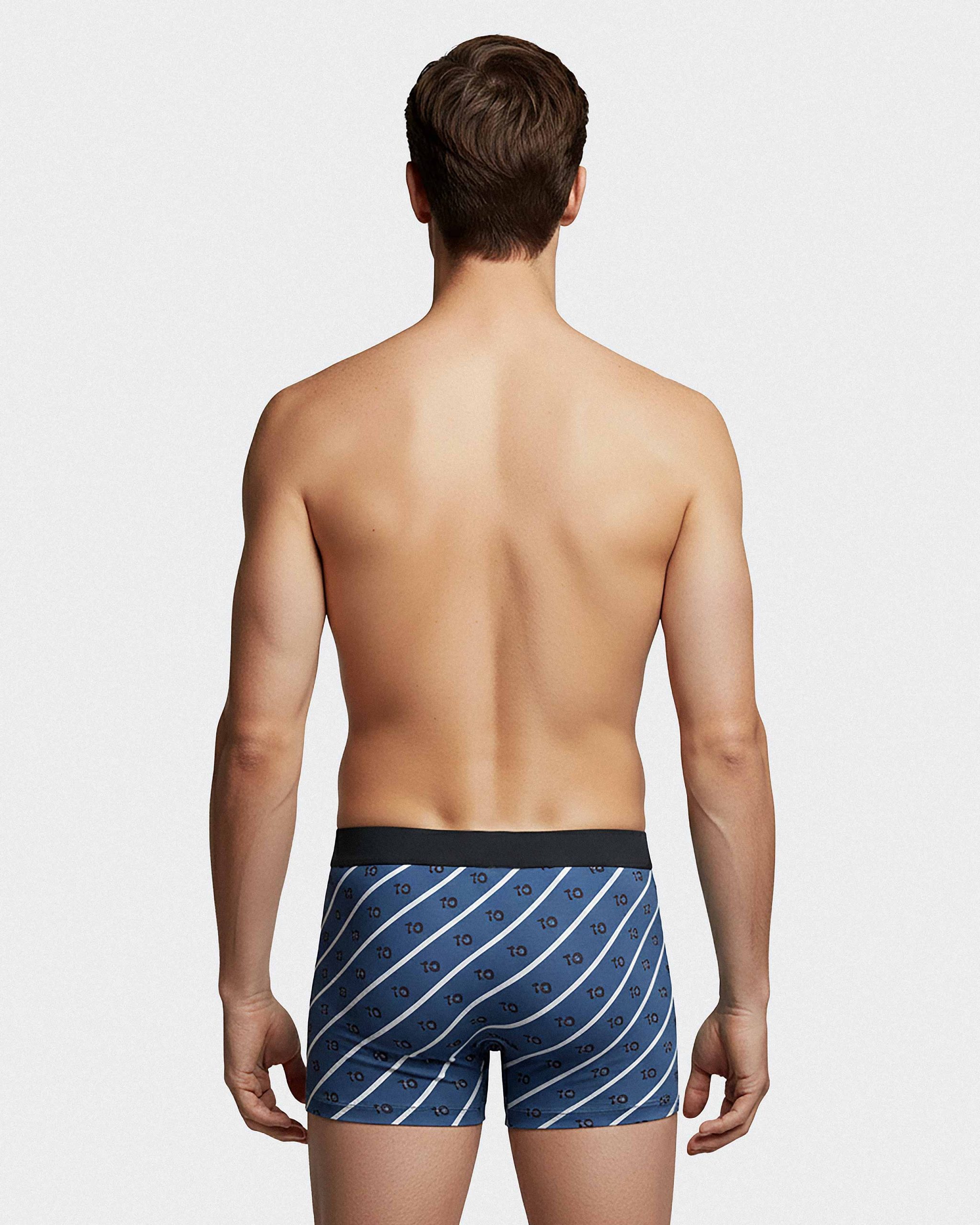 Les dessous Boxer bleu + marine ep1220h83p2 – Image 2