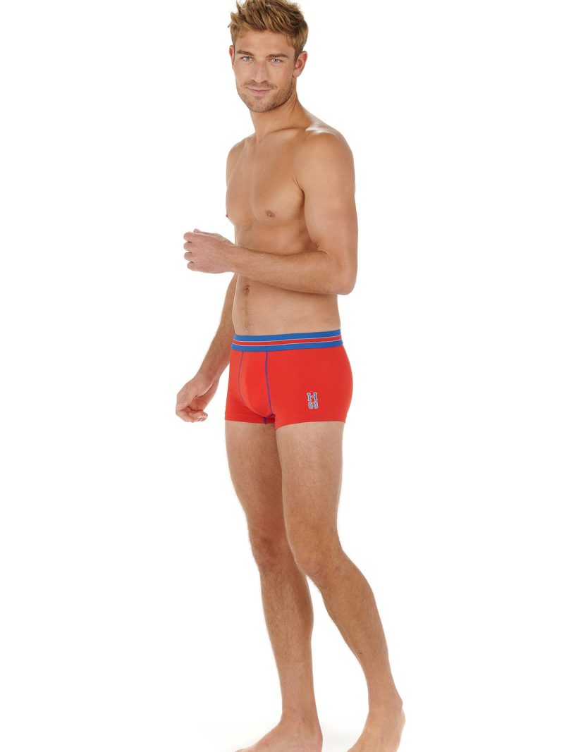 Les dessous Boxer rouge 402654