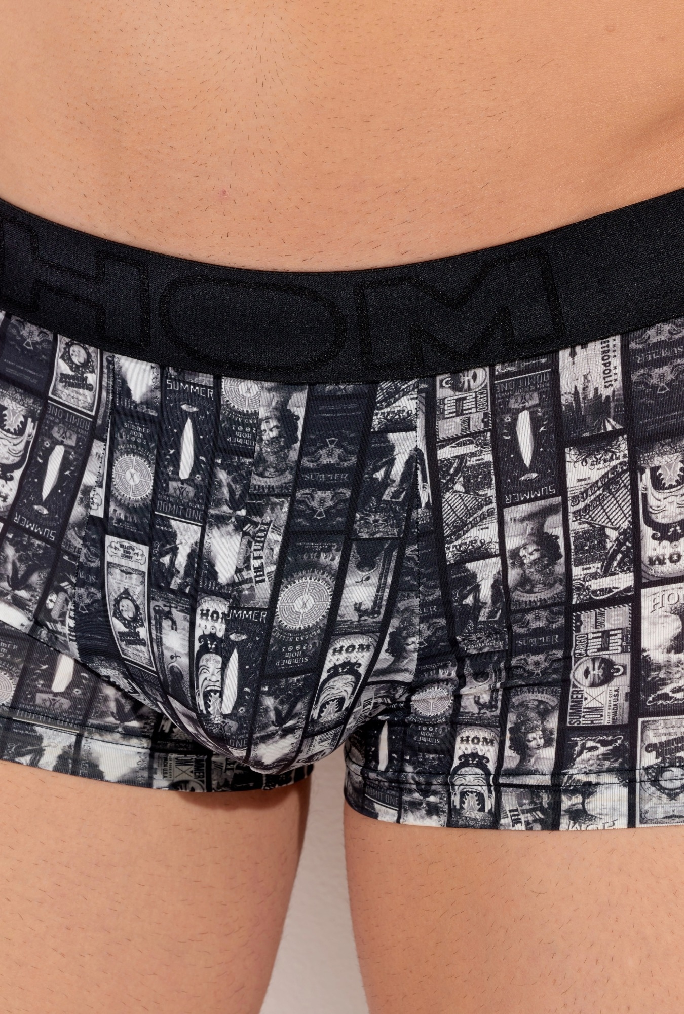 Les dessous Boxer gris imprimé 402964 – Image 5