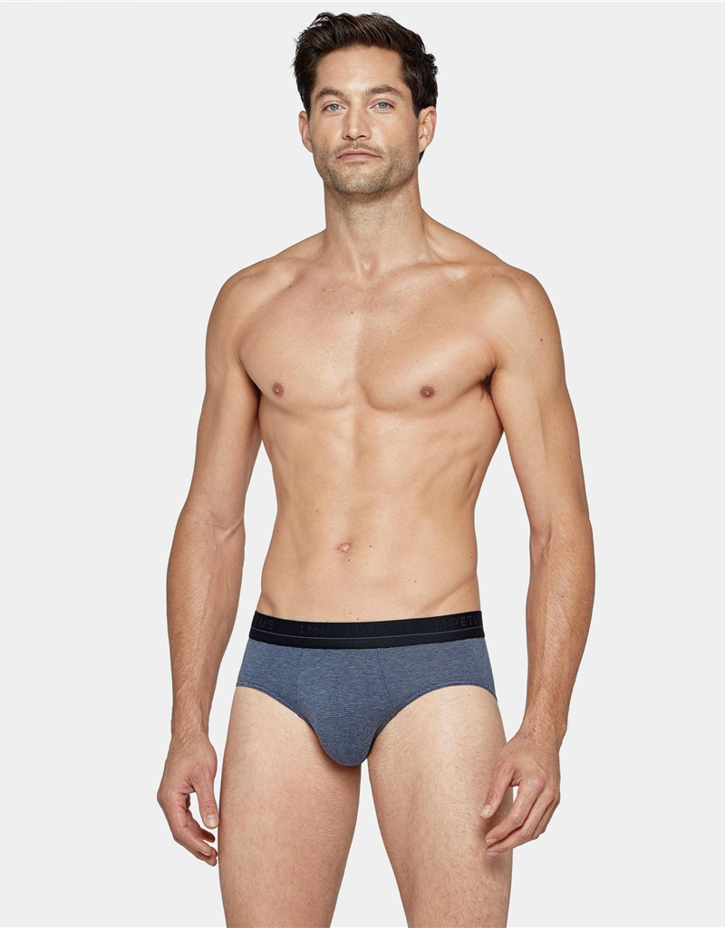 Les dessous Slip bleu 1112k12p2