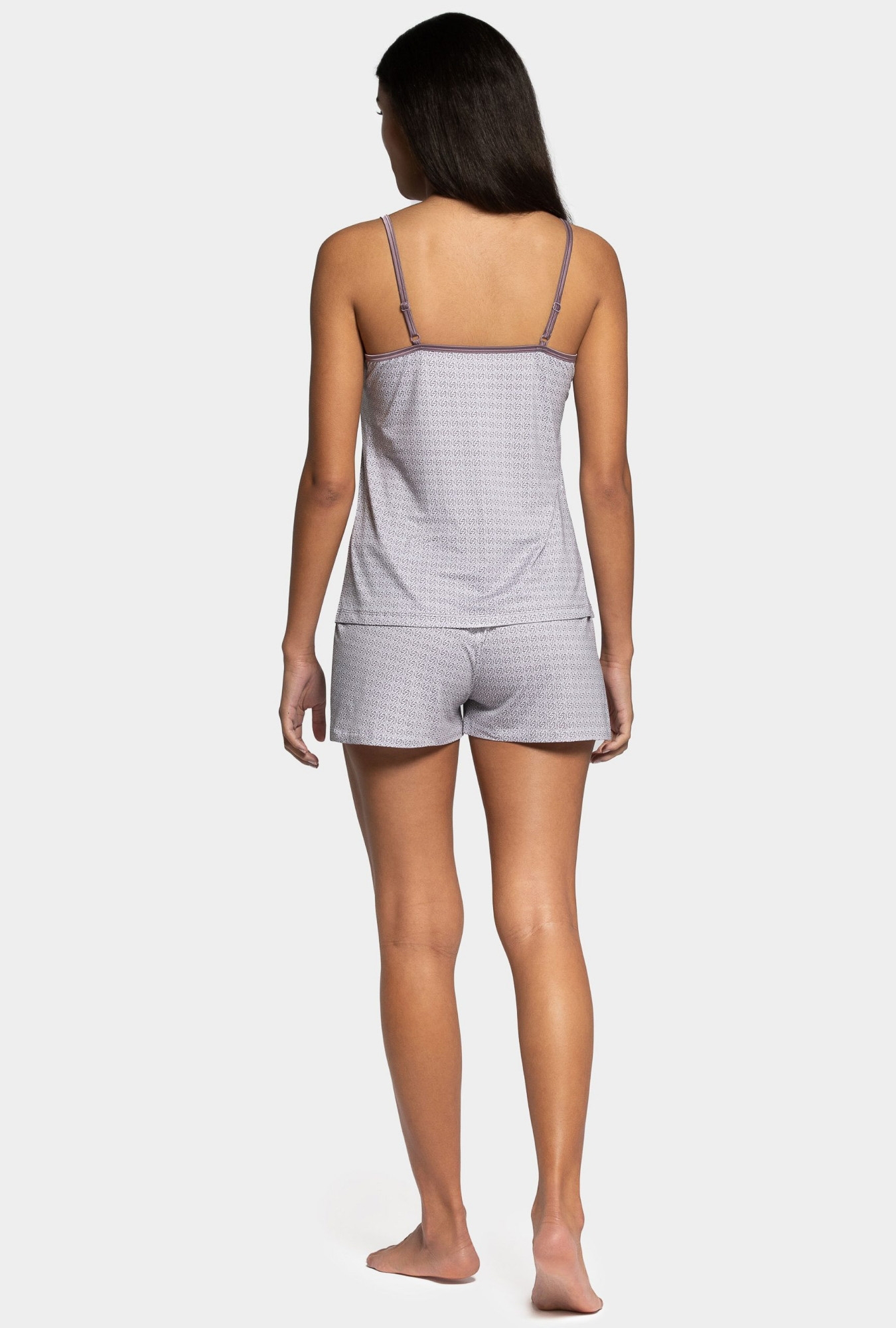 Nuit & Homewear Pyjama / Pyjacourt gris im8532l25 – Image 2