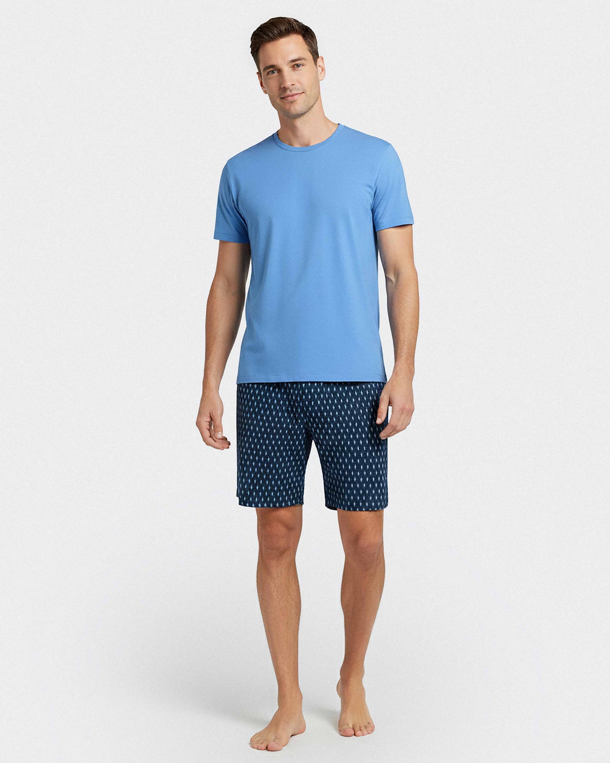 Nuit & Homewear Pyjama et Pyjacourt bleu im1511p04