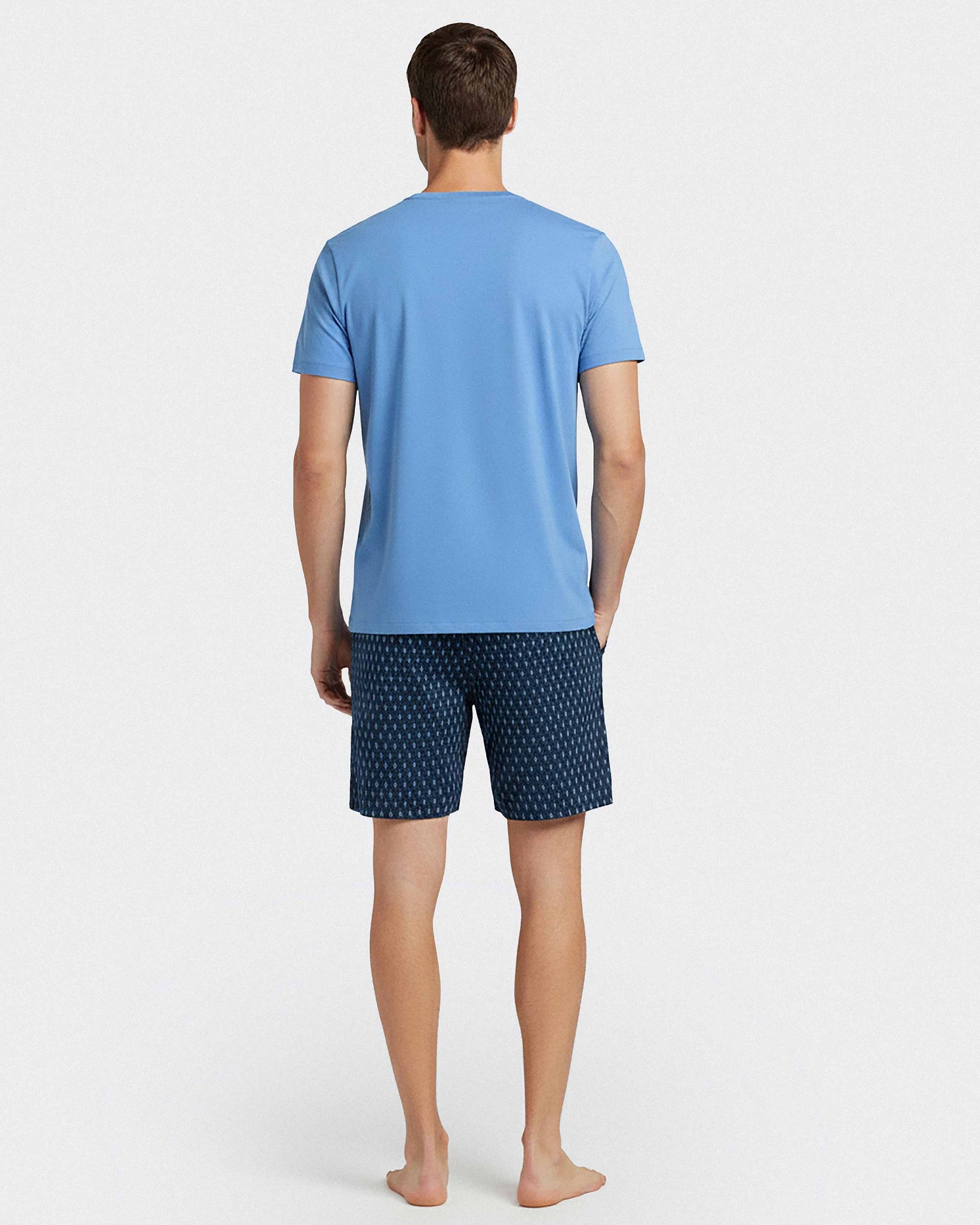 Nuit & Homewear Pyjama et Pyjacourt bleu im1511p04 – Image 2