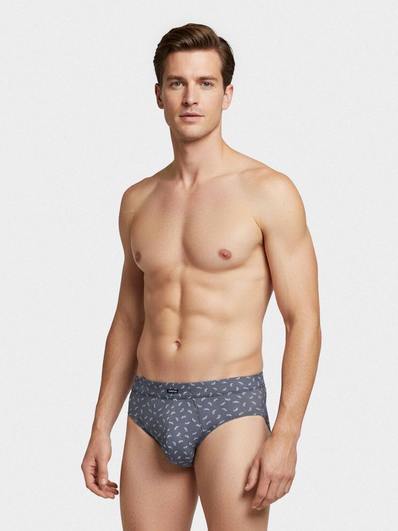 Les dessous Slip gris im1122p12p2