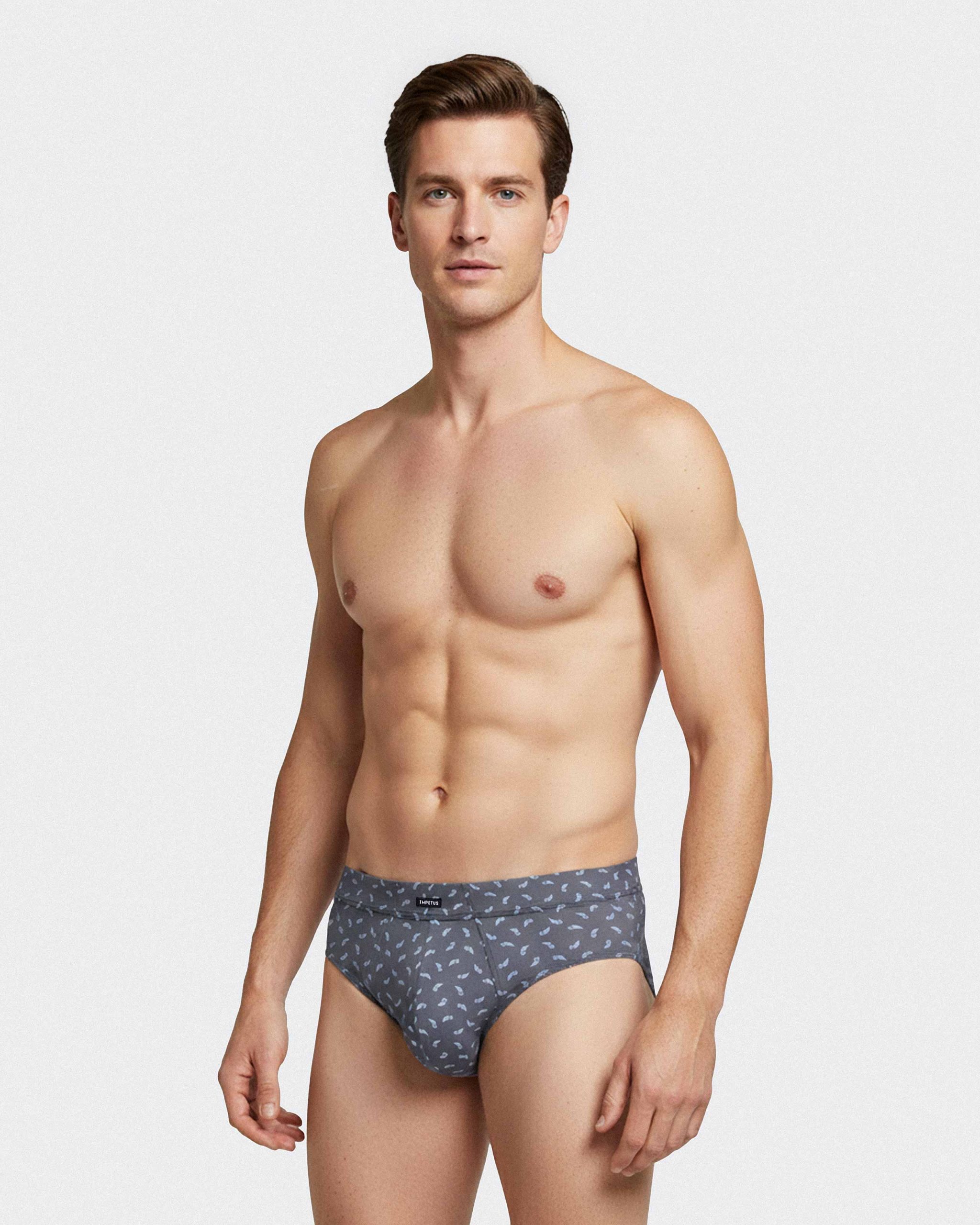 Les dessous Slip gris im1122p12p2