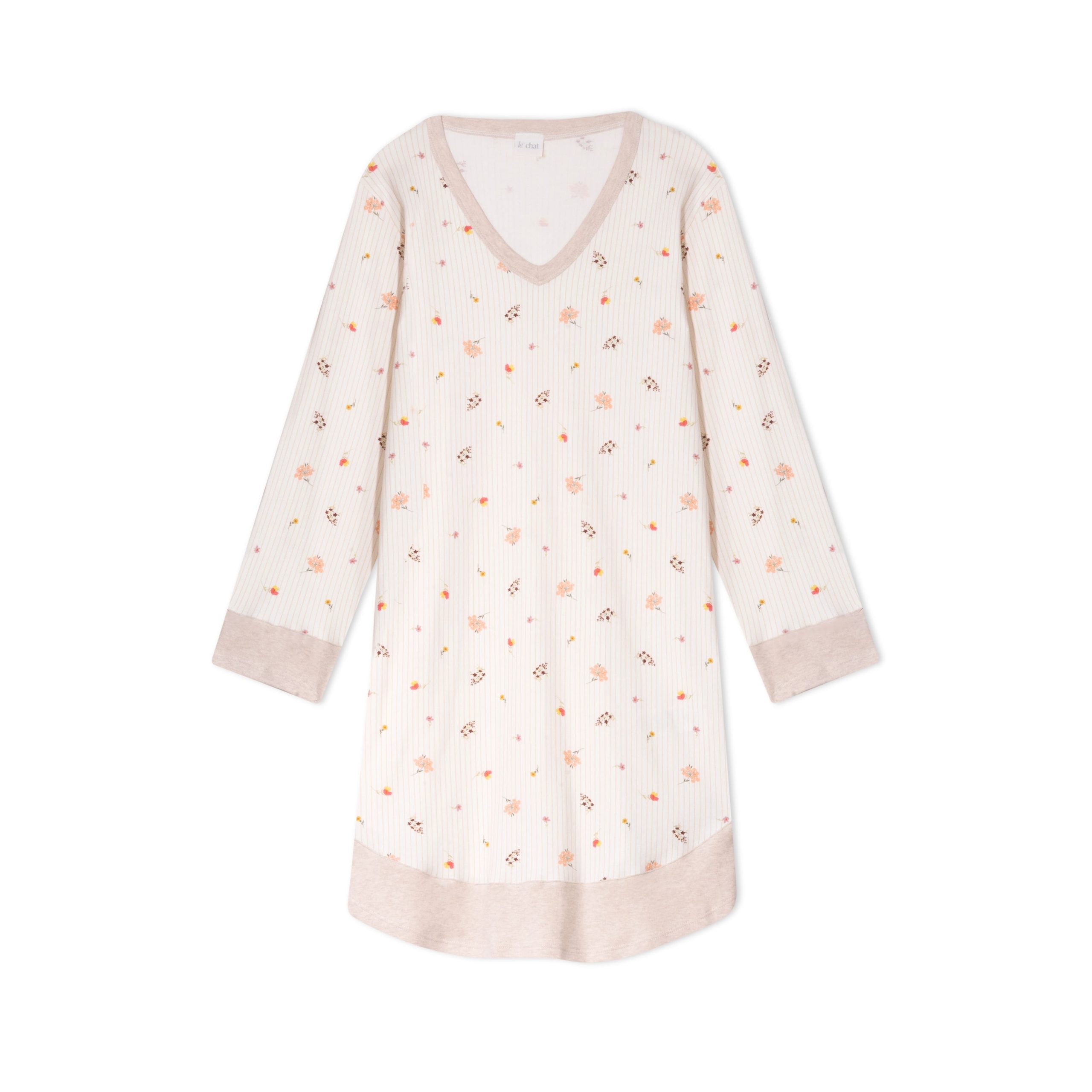 Nuit & Homewear Chemise de nuit beige c319ach – Image 7
