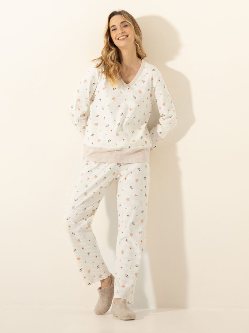 Nuit & Homewear Pyjama / Pyjacourt beige c319bpy