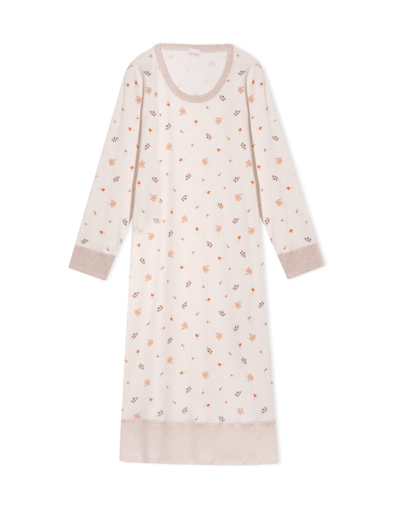 Nuit & Homewear Chemise de nuit beige c319dch