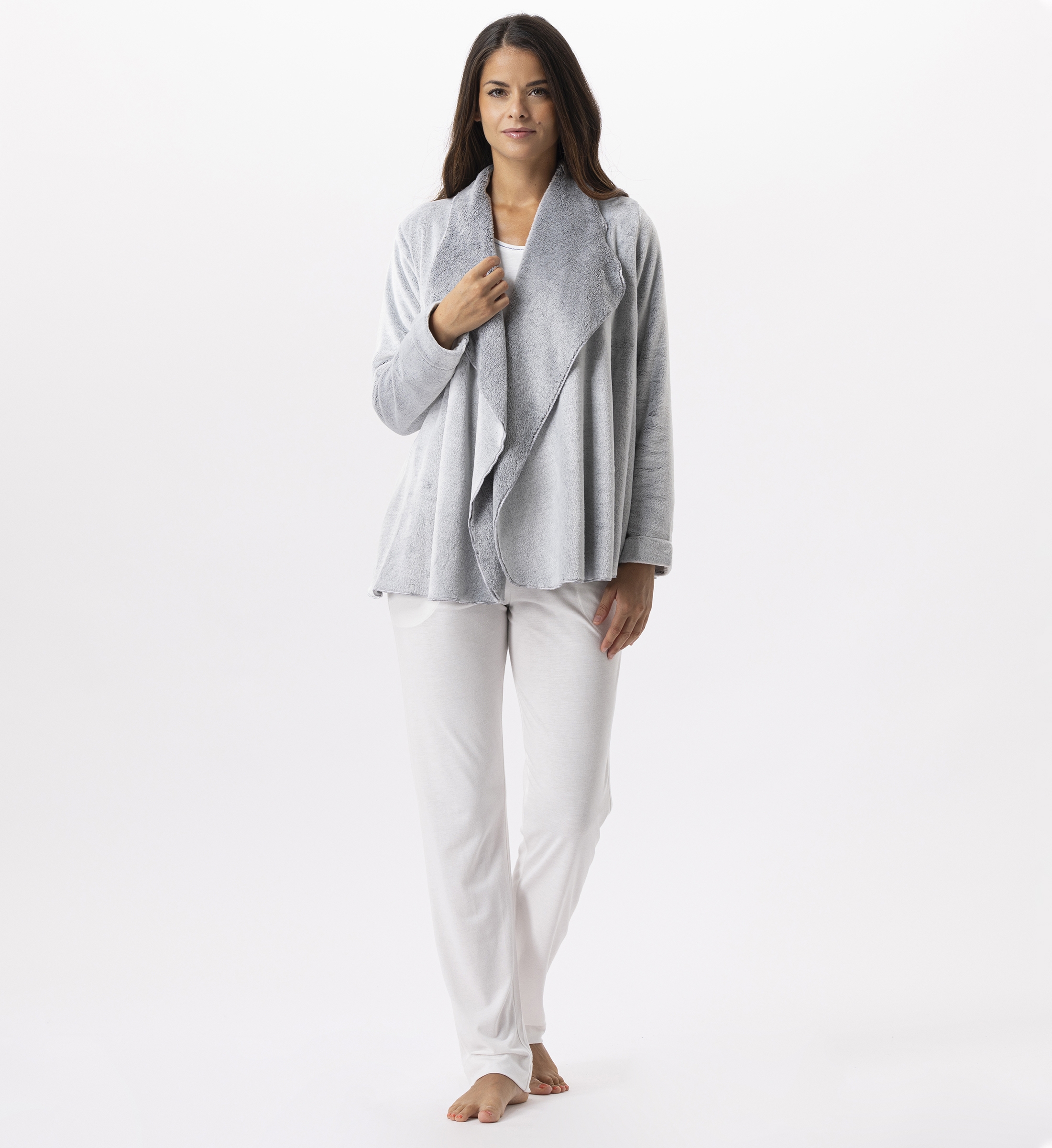 Nuit & Homewear Pull / Veste gris ch03bave
