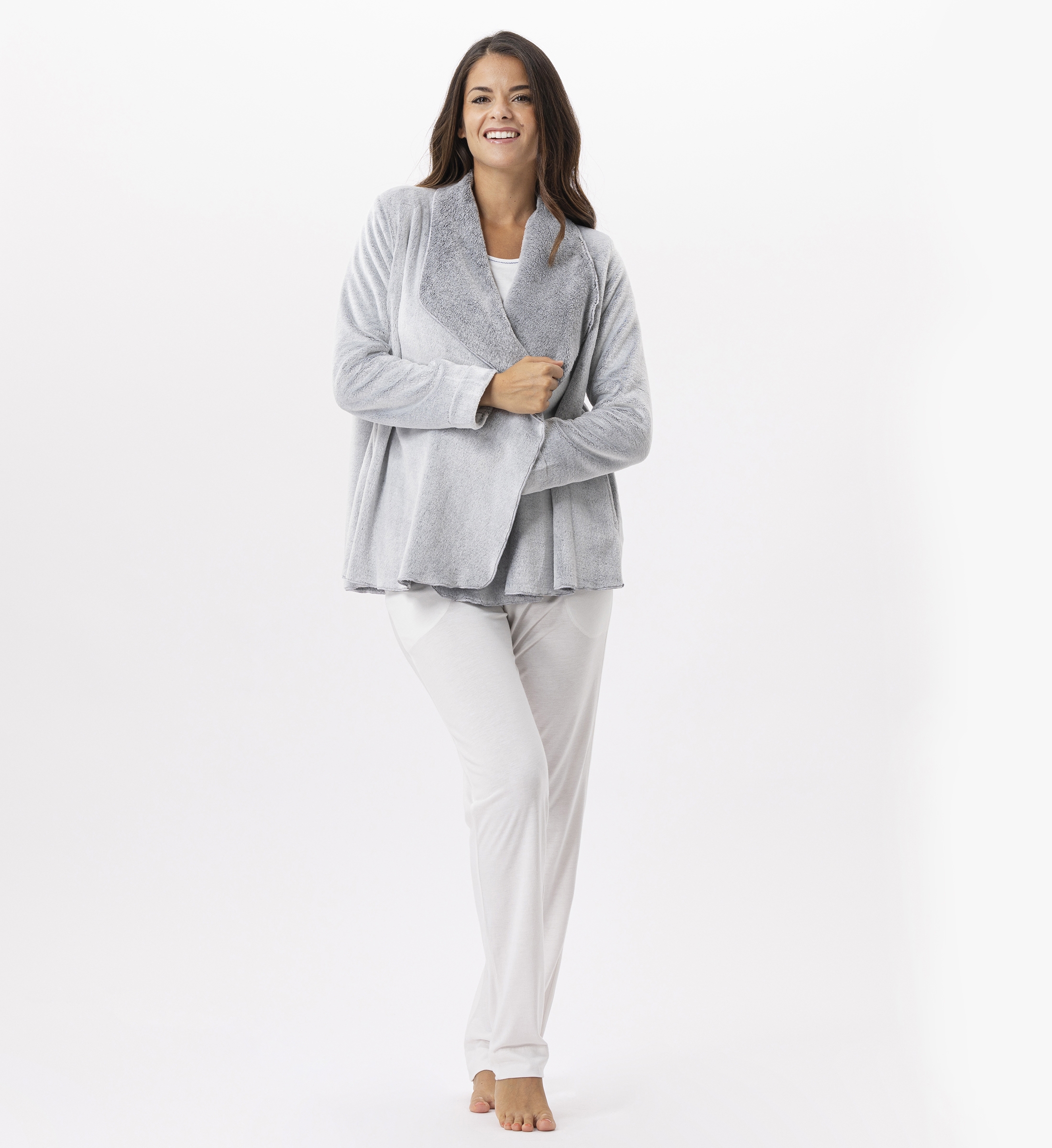 Nuit & Homewear Pull / Veste gris ch03bave – Image 6
