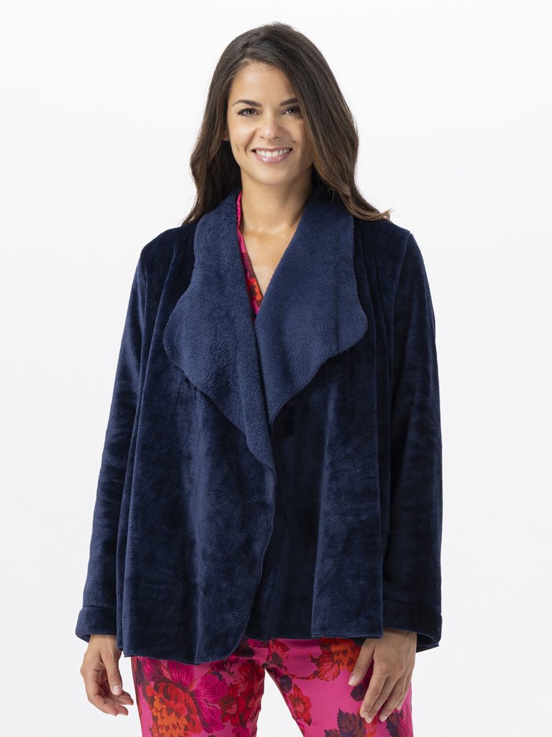 Nuit & Homewear Pull / Veste marine ch03bave
