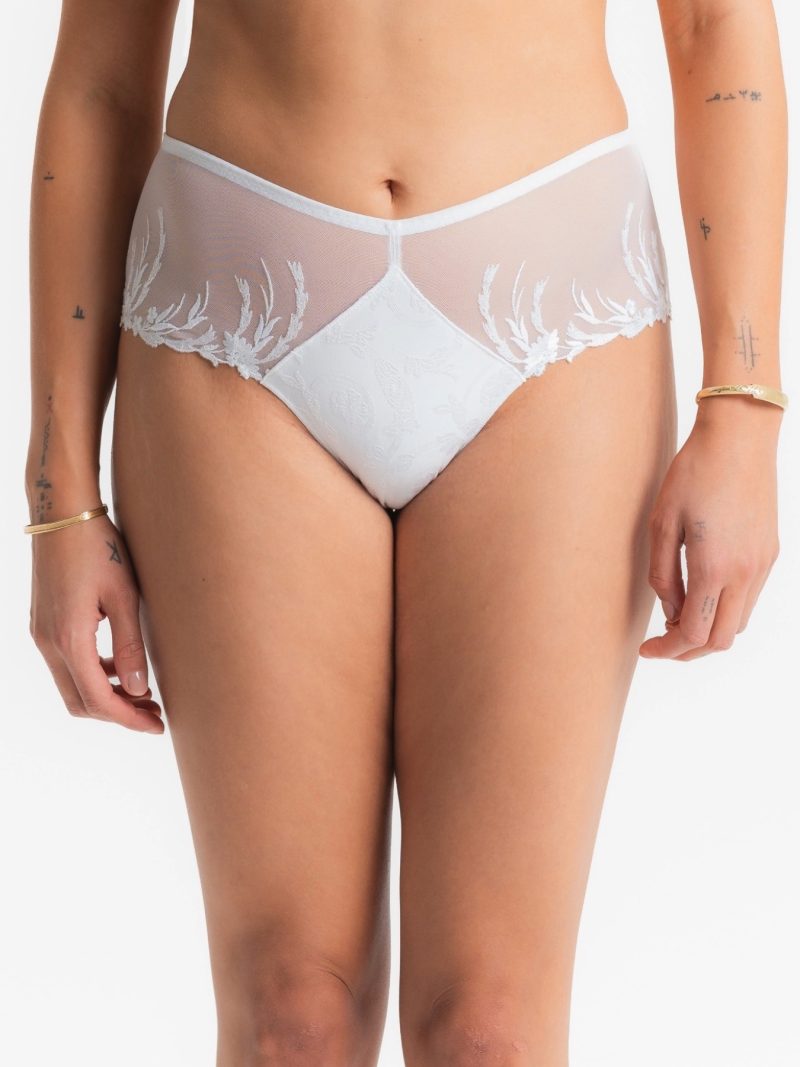 Culottes Shorty / Boxer blanc 530*40