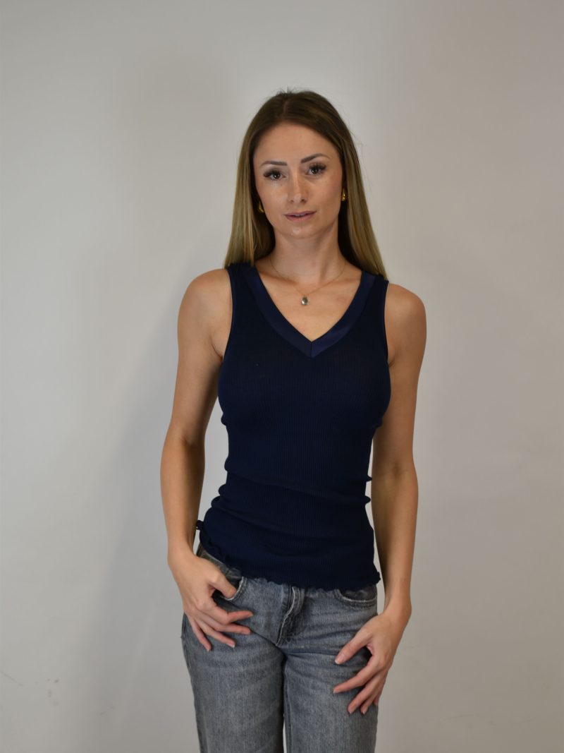Lingerie Fine Top / Pull marine 4247