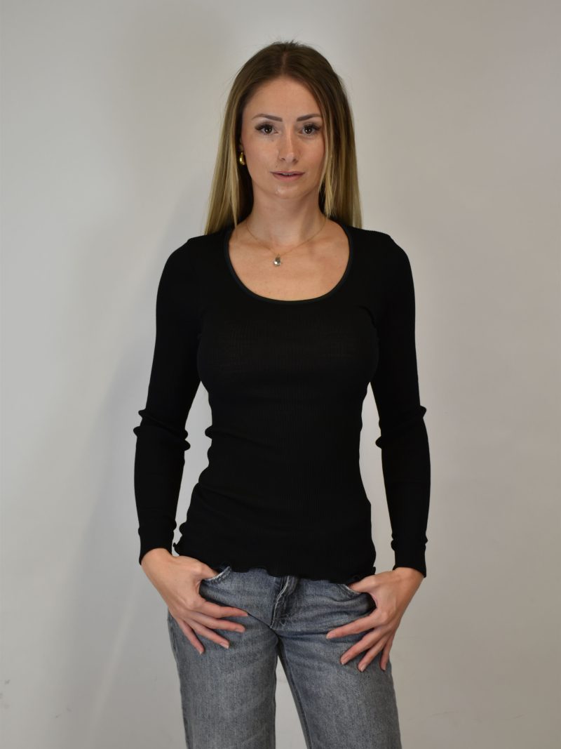 Lingerie Fine Top / Pull noir 3426