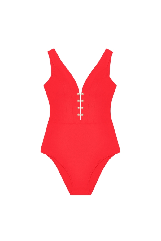 Bain Maillot de bain 1 Pièce groseille bonnie – Image 5